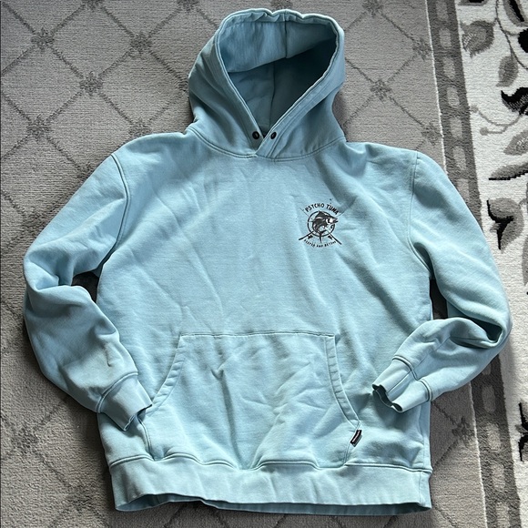 Psycho Tuna Other - Light Blue Crewneck Hoodie with Small Chest Logo